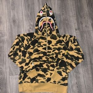 BAPE 1st Camo PONR Shark Full Zip Hoodie